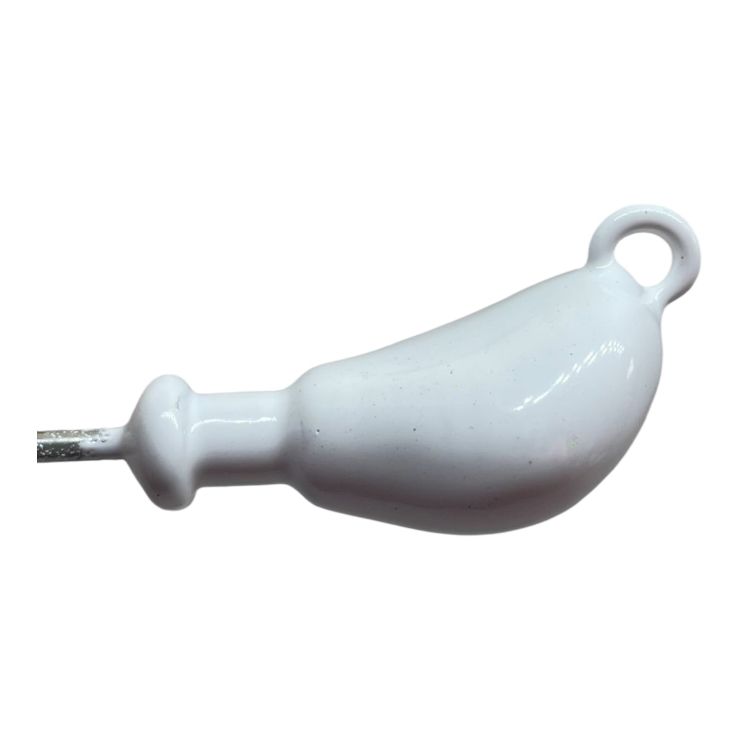 WHITE Feathered Cobia Jig 8/0 hook