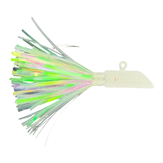 HEX JIG HAND TIED MYLAR FLASH AND NYLON