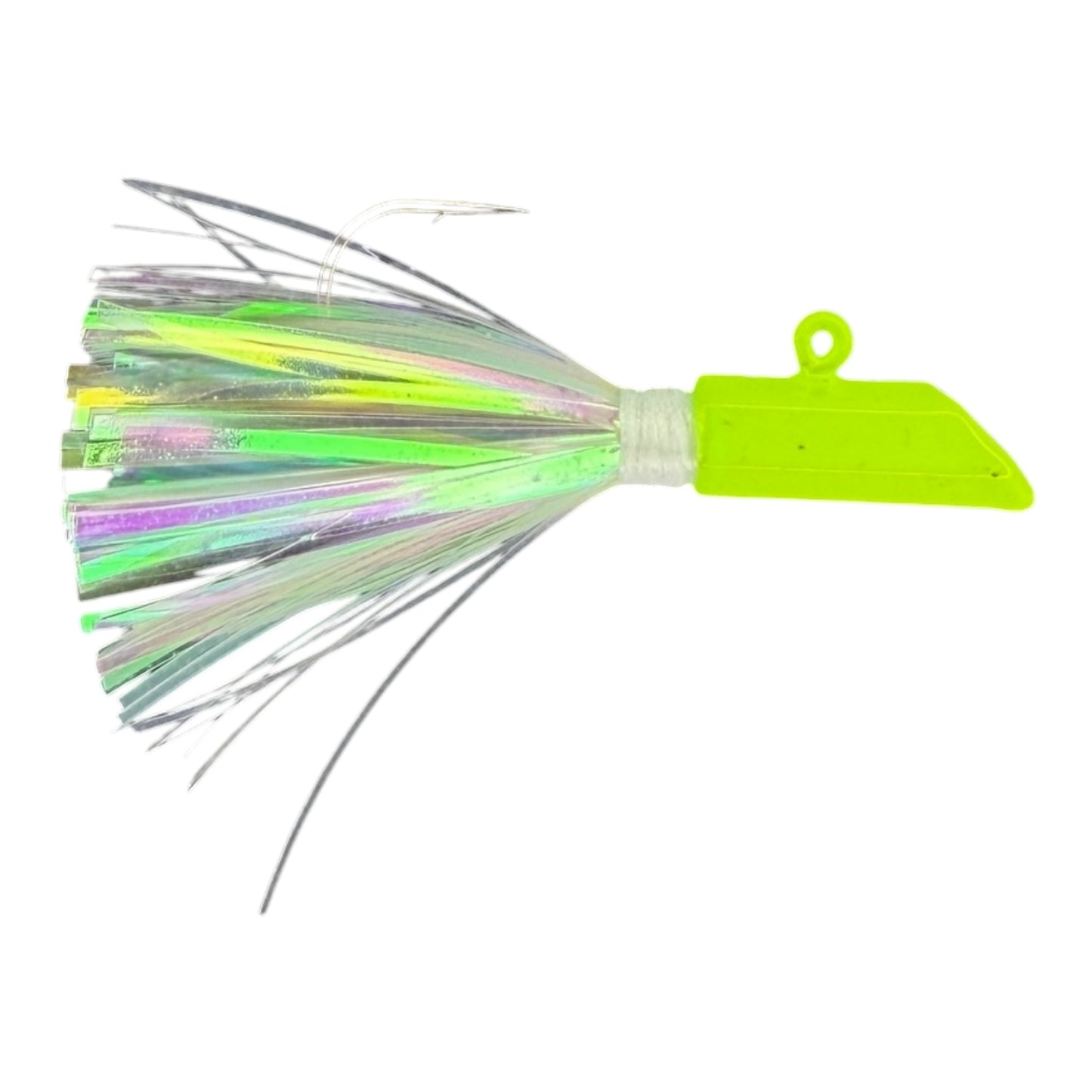 HEX JIG HAND TIED MYLAR FLASH AND NYLON