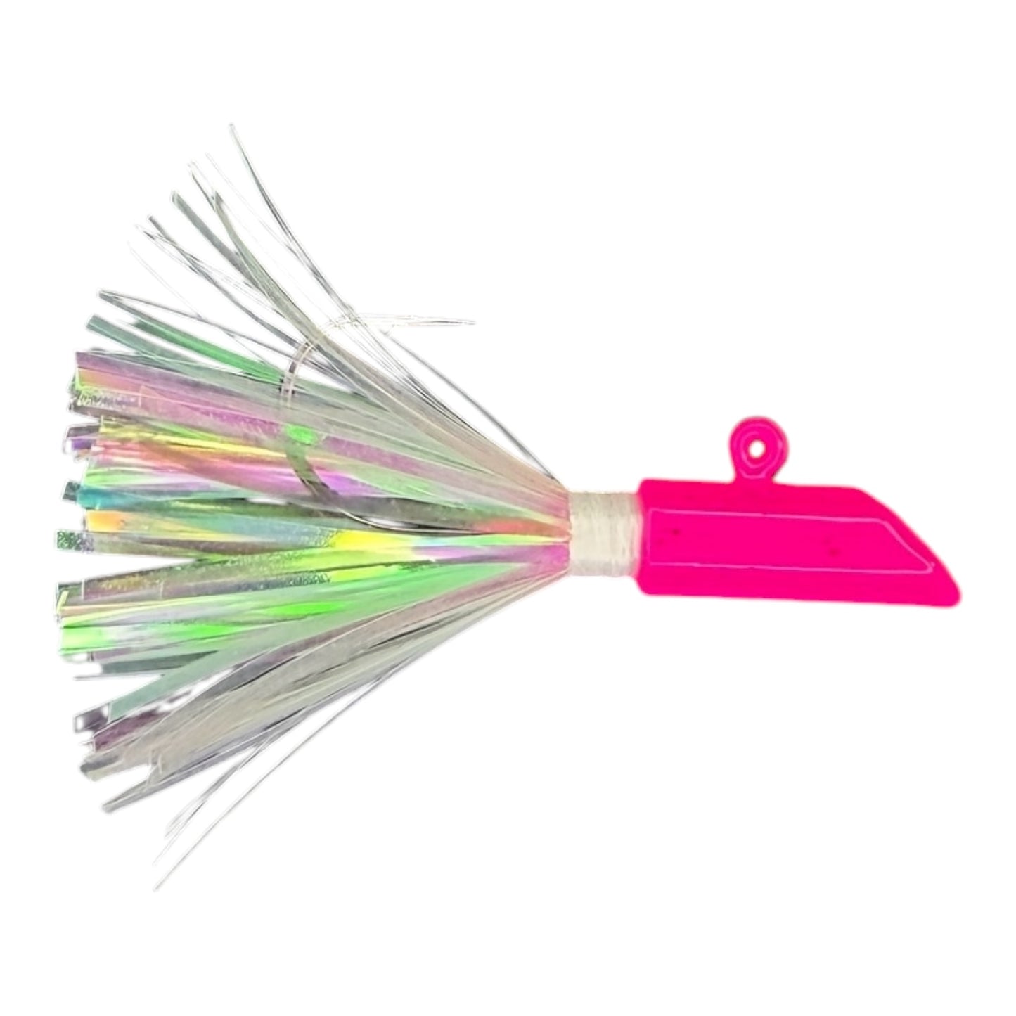 HEX JIG HAND TIED MYLAR FLASH AND NYLON