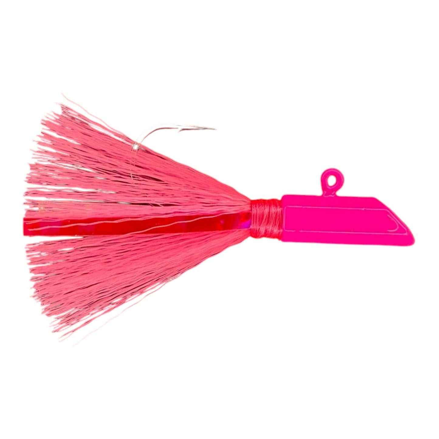 HEX JIG HAND TIED MYLAR FLASH AND NYLON