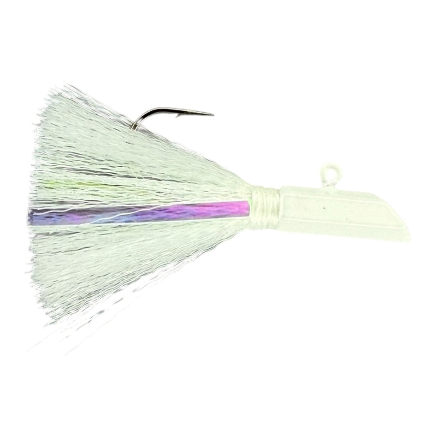 HEX JIG HAND TIED MYLAR FLASH AND NYLON