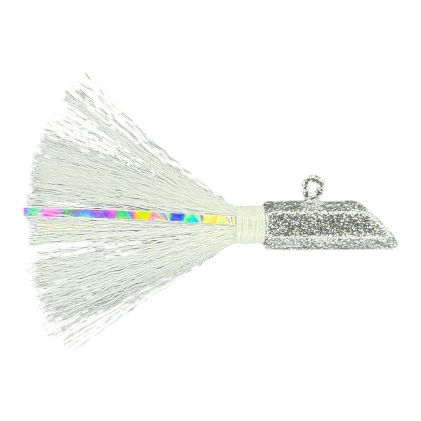 HEX JIG HAND TIED MYLAR FLASH AND NYLON