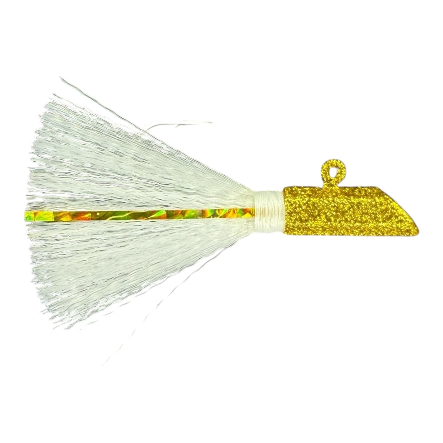 HEX JIG HAND TIED MYLAR FLASH AND NYLON