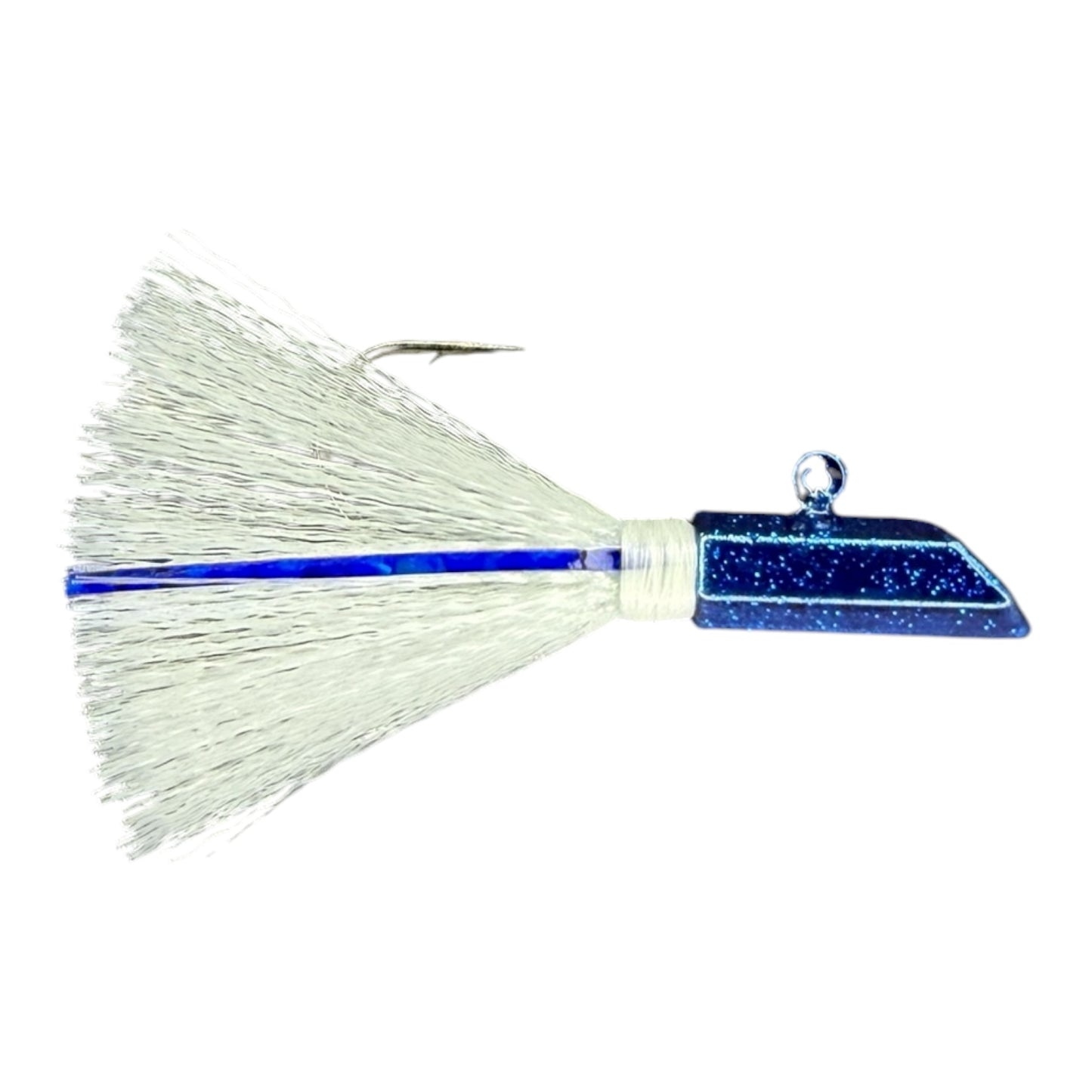 HEX JIG HAND TIED MYLAR FLASH AND NYLON