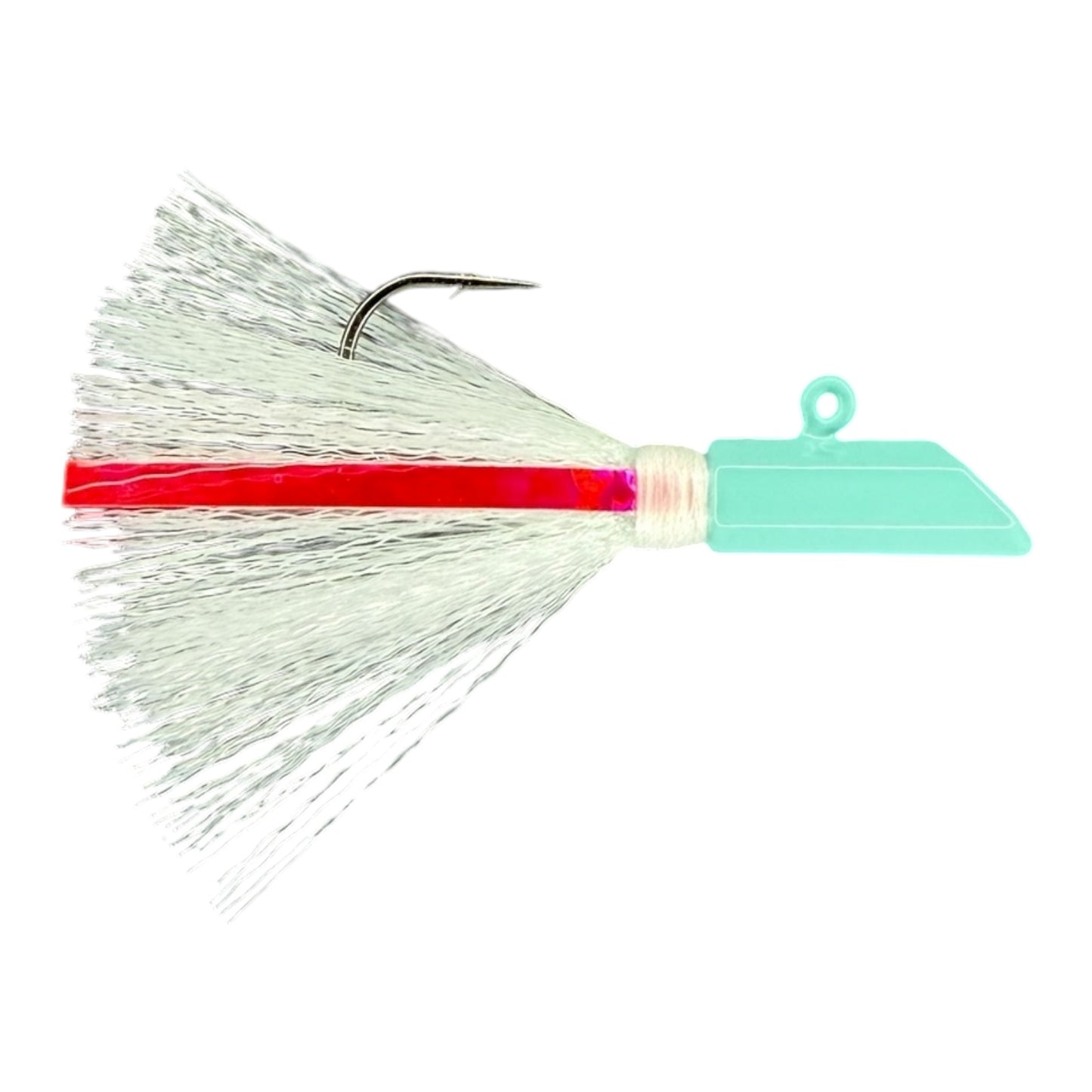HEX JIG HAND TIED MYLAR FLASH AND NYLON
