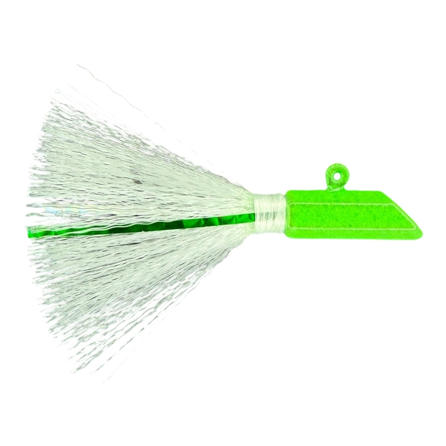 HEX JIG HAND TIED MYLAR FLASH AND NYLON