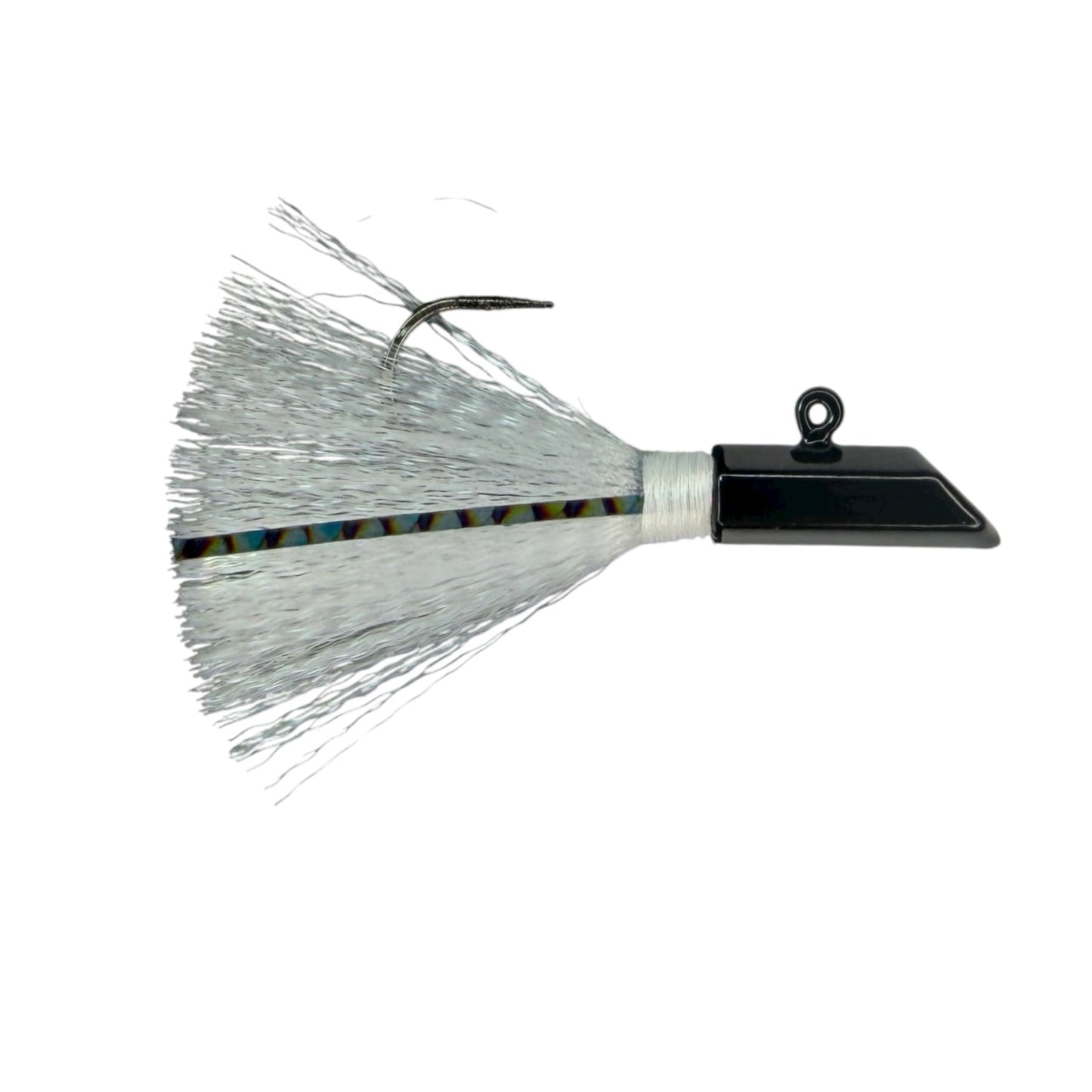 HEX JIG HAND TIED MYLAR FLASH AND NYLON