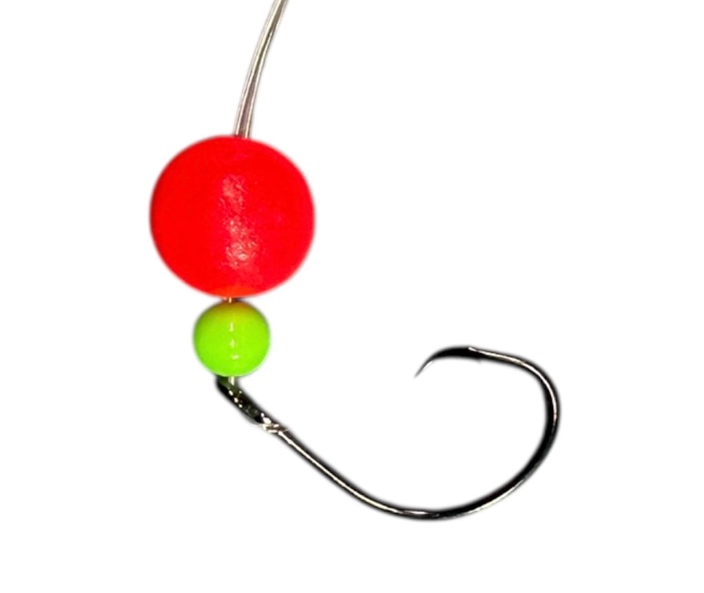 POMPANO DOUBLE DROP FLOAT RIG,  MONO OR FLUORO BEACH / SURF FISHING