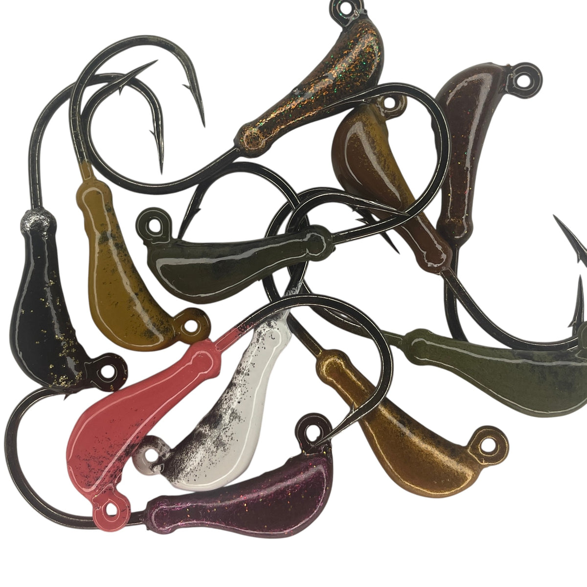 "Banana" ASSORTED COLORS Jig tying heads