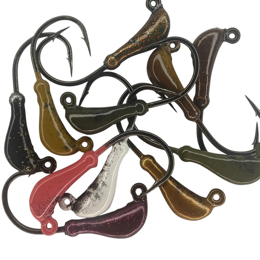 "Banana" ASSORTED COLORS Jig tying heads