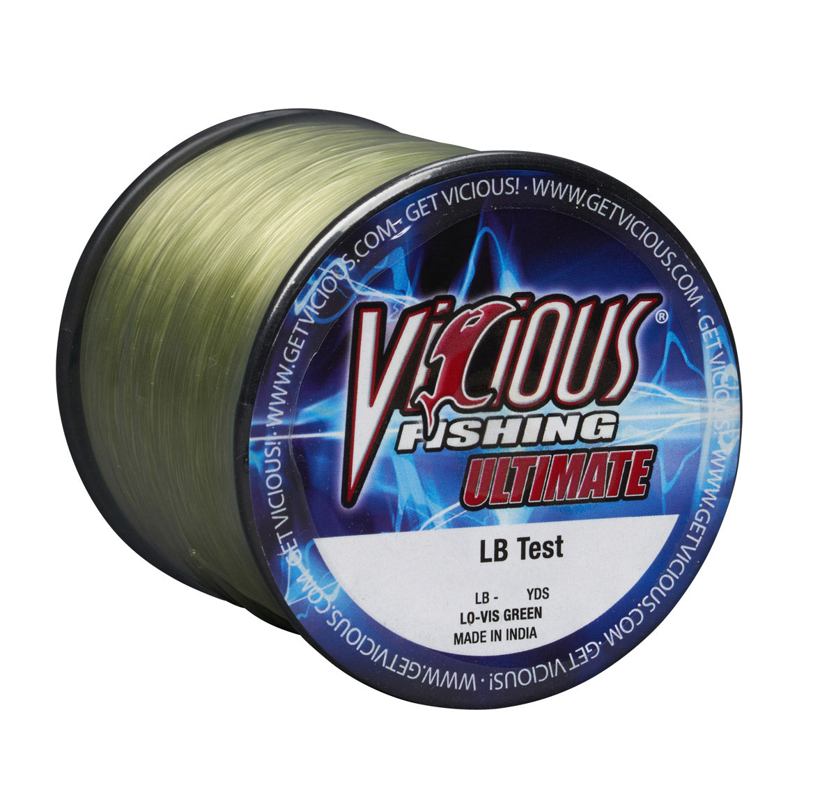 Vicious Ultimate Lo-Vis Green Mono - 25 Lb Test
