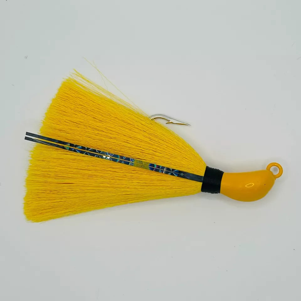 COBIA Jig With MYLAR FLASH 8 0 HOOK THEJIGSTOP cobia-jig-with-mylar-flash-8-0-hook-thejigstop