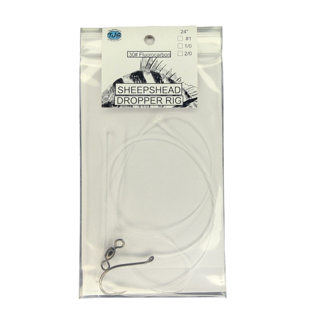 SHEEPSHEAD DROPPER RIG 30# FLUORO