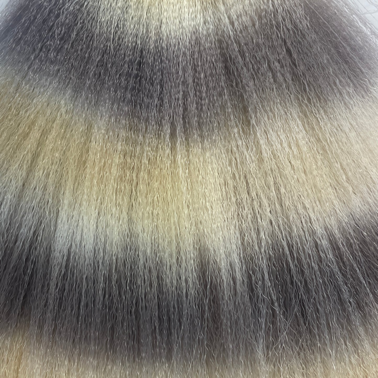 SPECIALTY DYED CRIMPED NYLON HAIR 8"